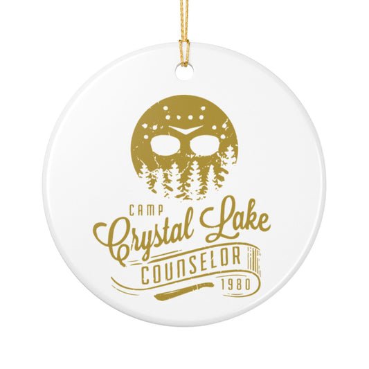 Camp Crystal Lake Counselor Ceramic Ornament