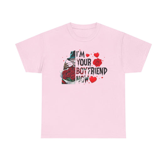 I'm Your Boyfriend Now T-Shirt — Gothic Rose Horror Valentine Tee
