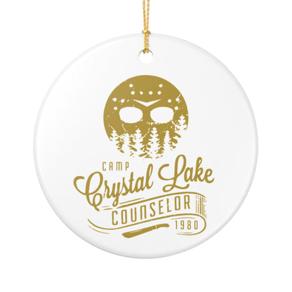 Camp Crystal Lake Counselor Ceramic Ornament