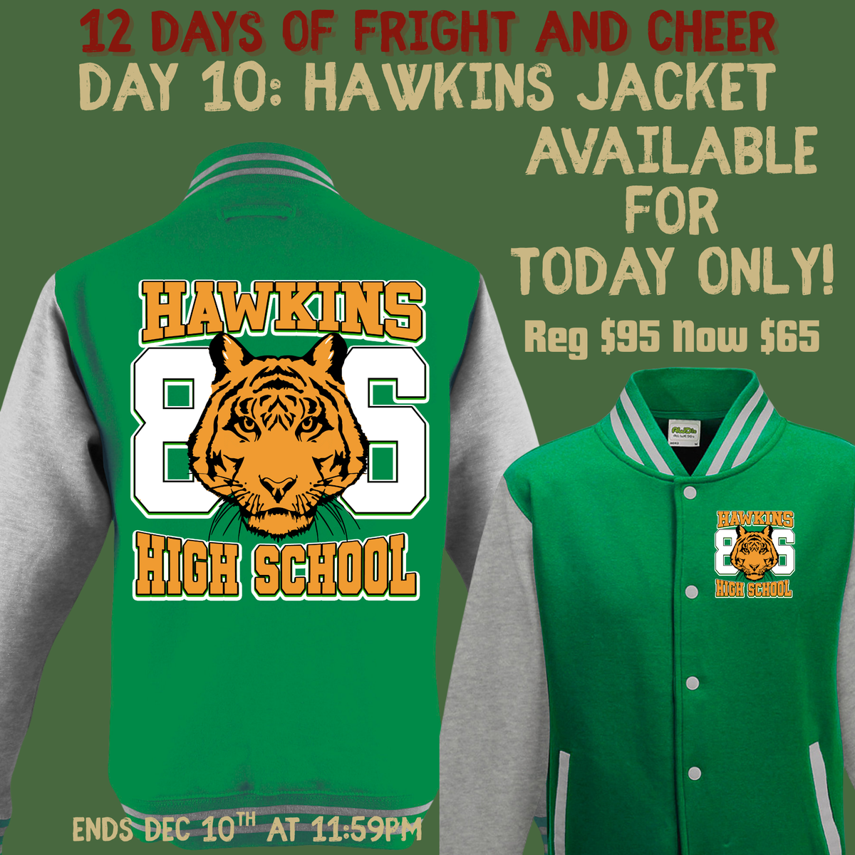 Hawkins Varsity Jacket