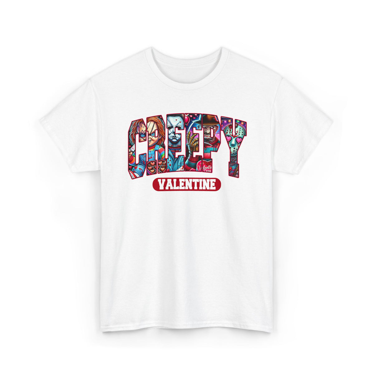 Horror Valentine T-Shirt — Creepy Heart Valentine Tee