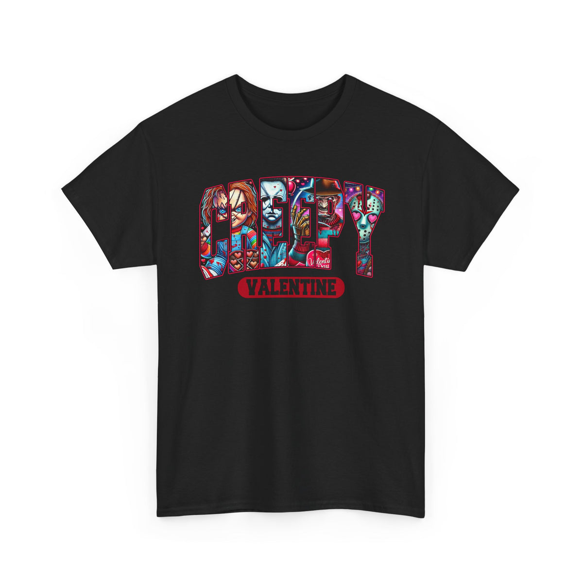 Horror Valentine T-Shirt — Creepy Heart Valentine Tee