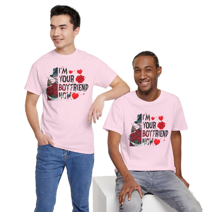 I'm Your Boyfriend Now T-Shirt — Gothic Rose Horror Valentine Tee