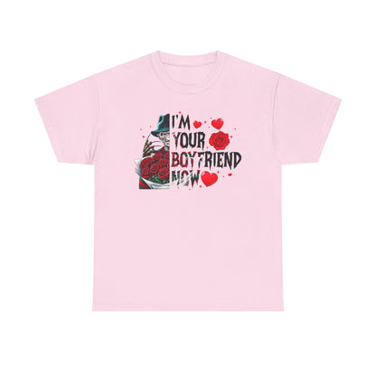 I'm Your Boyfriend Now T-Shirt — Gothic Rose Horror Valentine Tee
