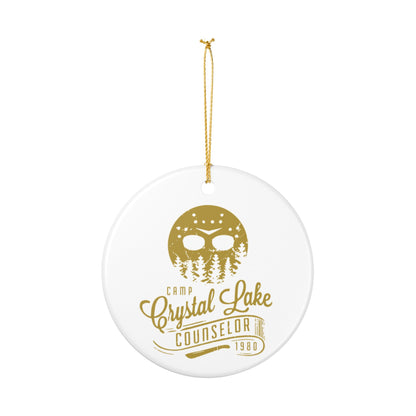 Camp Crystal Lake Counselor Ceramic Ornament