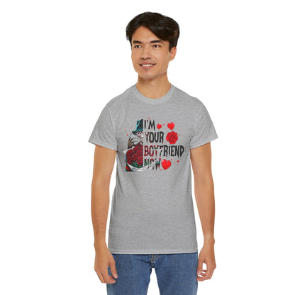 I'm Your Boyfriend Now T-Shirt — Gothic Rose Horror Valentine Tee
