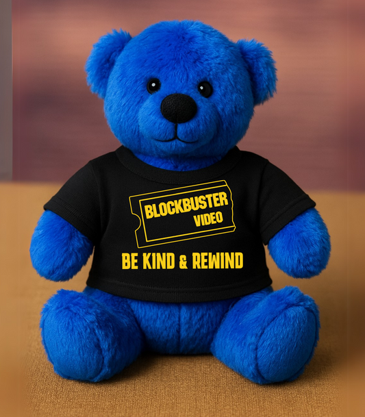 Blockbuster 9 inch Plush Bear