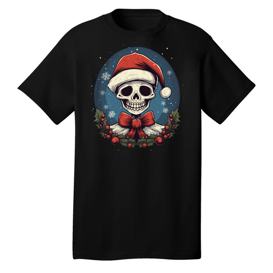Santa Skull T Shirt