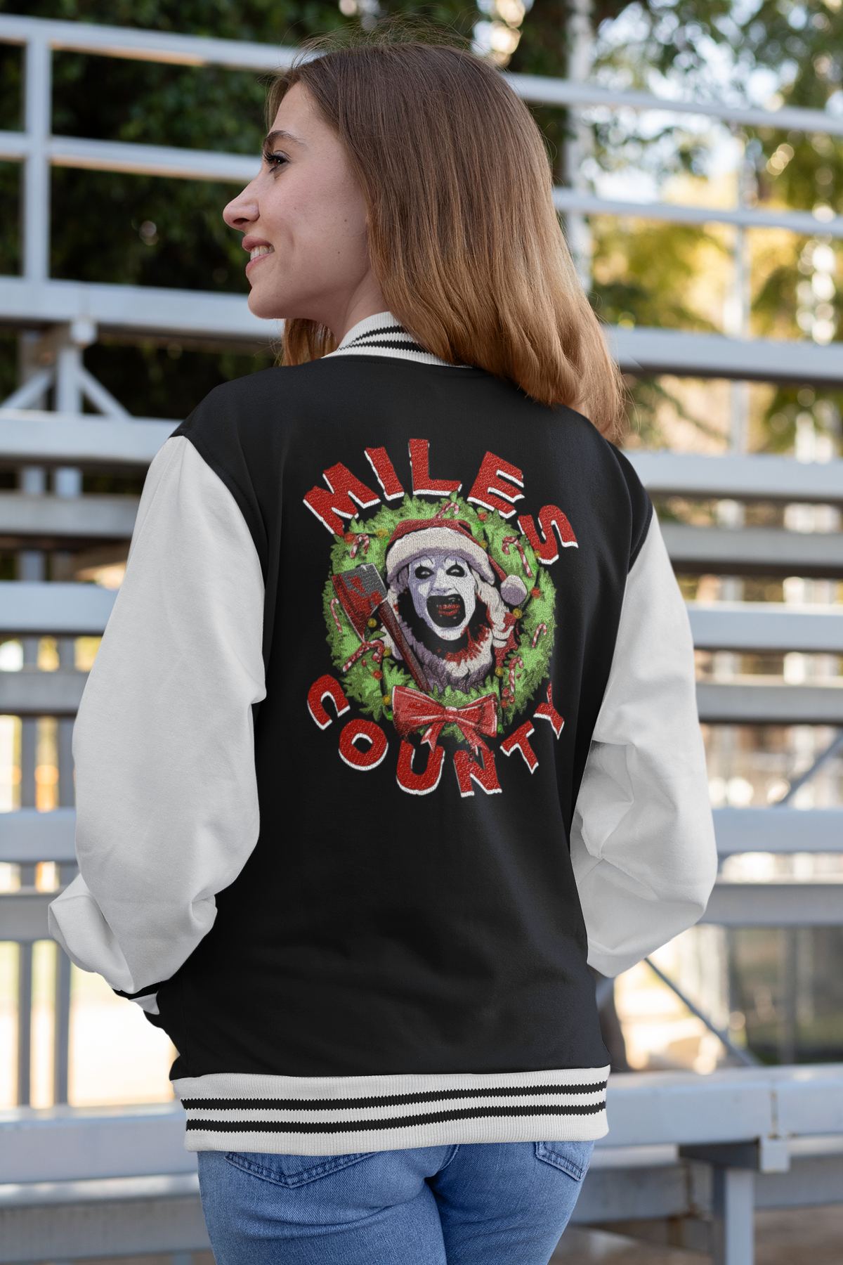 TERRIFIER 3 “Killer Christmas” Varsity Jacket