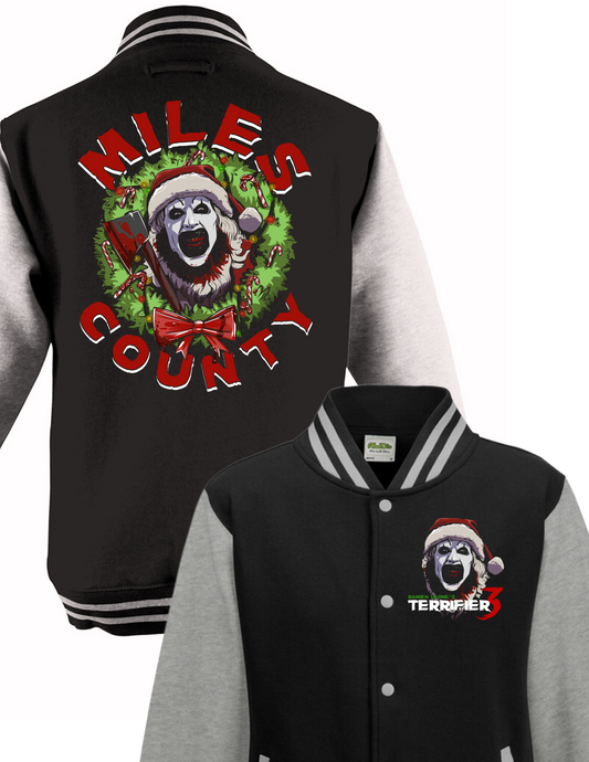 TERRIFIER 3 “Killer Christmas” Varsity Jacket